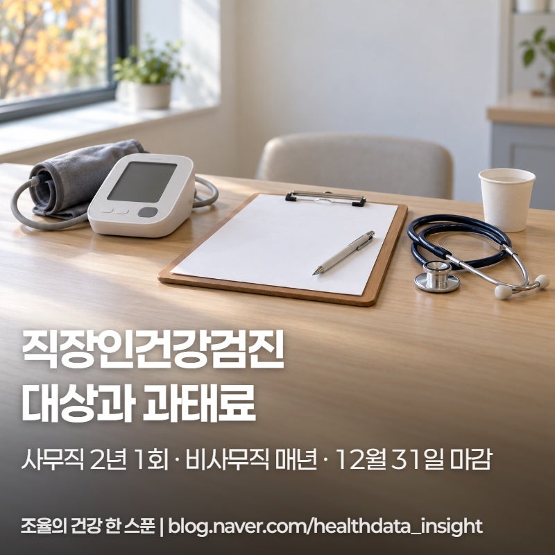 직장인건강검진 대상과 과태료, 12월 31일 전에 확인하세요