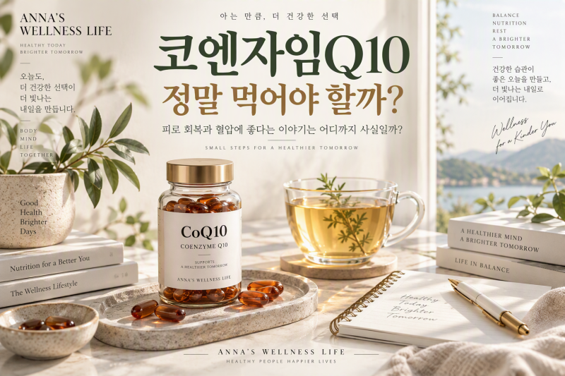 코엔자임Q10(CoQ10) 정말 먹어야 할까? 효능·혈압·피로·스타틴·부작용 총정리