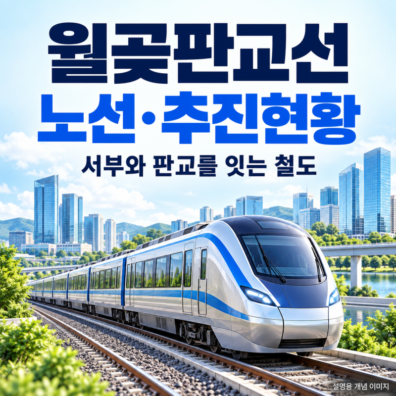 월곶판교선 노선과 추진현황｜서부와 판교를 잇는 철도