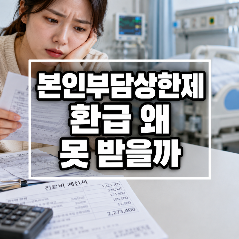본인부담상한제 환급, 병원비 많이 냈는데 왜 못 받을까?