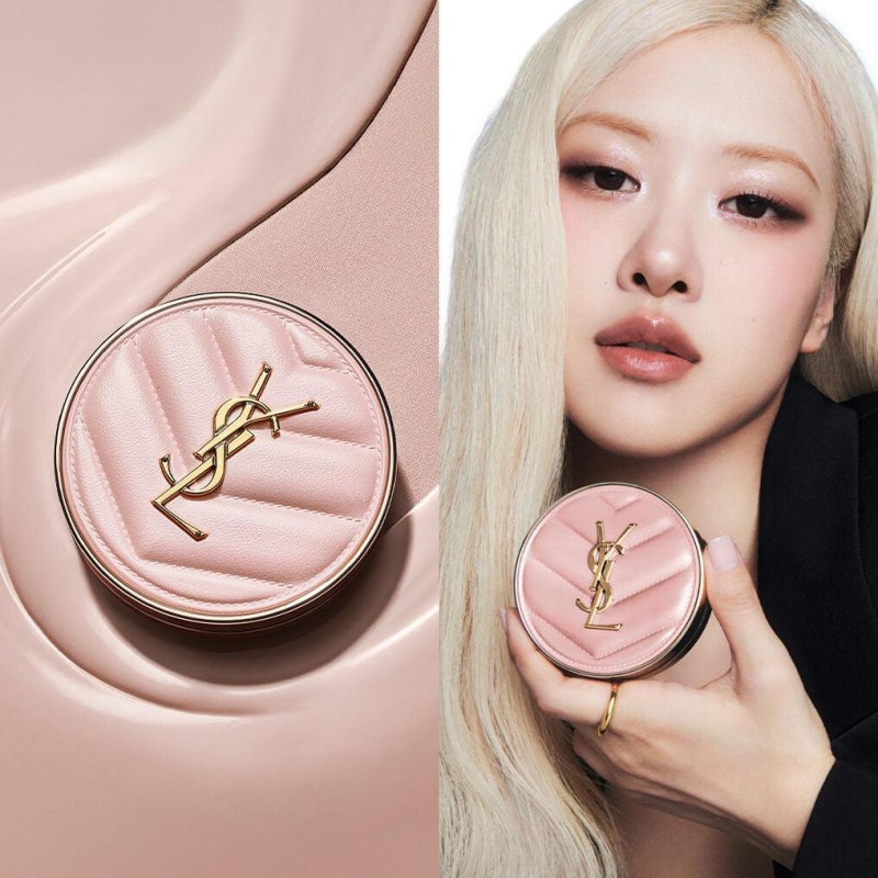 로제 YSL 쿠션 뭐 써?｜입생로랑 뚜쉬 에끌라 글로우 팩트 촉촉한 피부 표현
