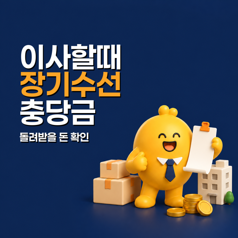 이사할 때 보증금만 받으면 끝? 장기수선충당금도 확인하세요