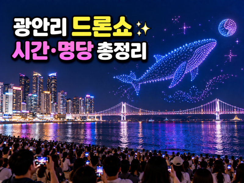광안리 드론쇼 일정｜시간·명당·우천 취소 확인방법 총정리