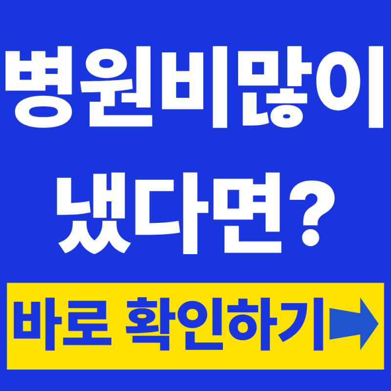 의료비 환급금, 나도 대상자일까? 상한선·실비 총정리(+신청 조회방법)