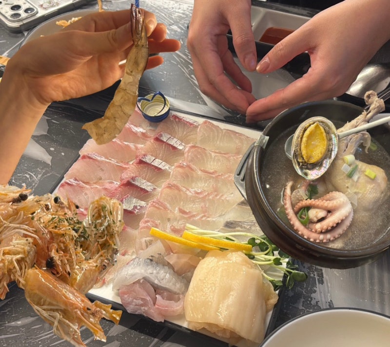 포항 송도 횟집) 해물대장_너무 만족한 후기_기본으로 해신탕이 나와요!_포항송도맛집 추천_....