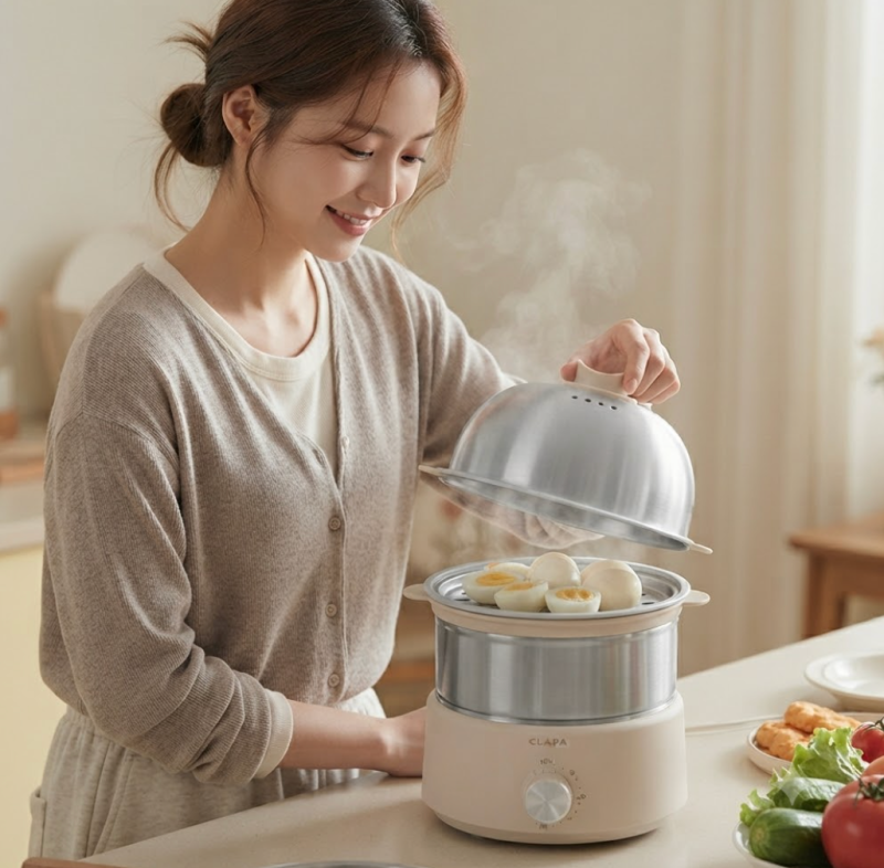 계란삶는 기계 완숙 반숙 조절 쉬울까? 클래파 계란찜기 고구마 호빵 실사용기