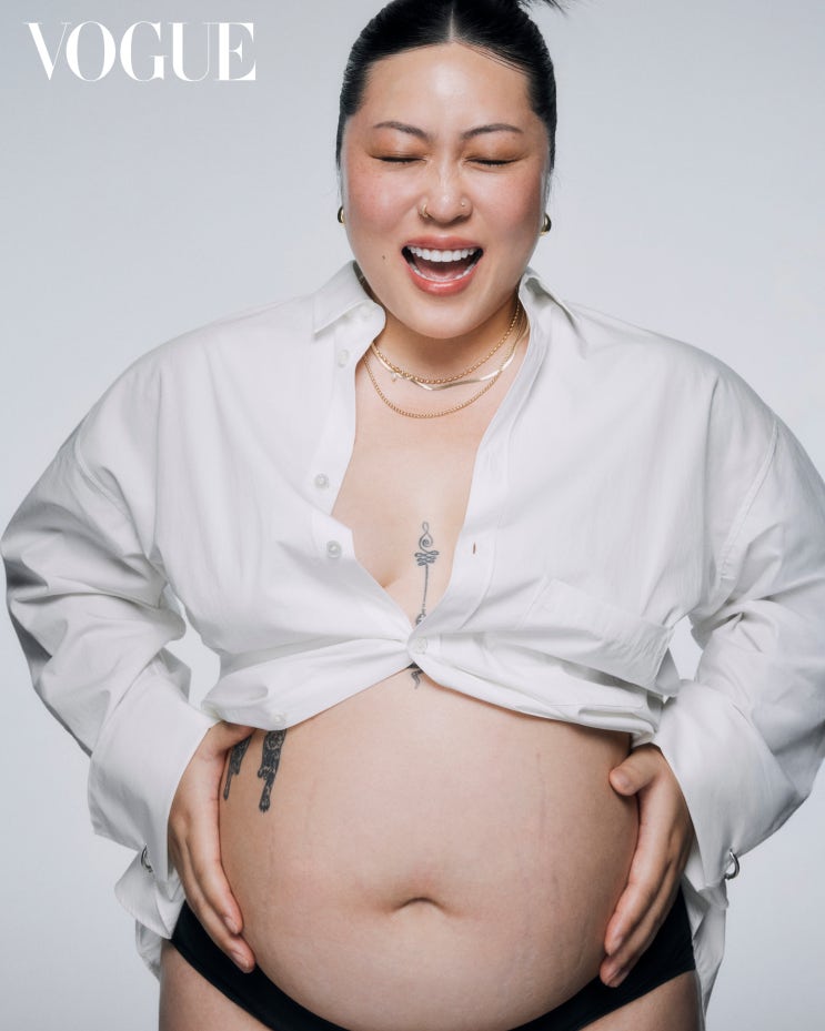 <b>백진경</b> 106kg <b>만삭</b> 걸크러시, 세자리 몸무게 숨김없는 <b>만삭 화보</b>