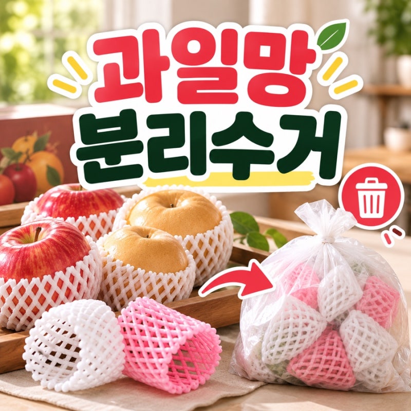 과일망 분리수거 어디에 버릴까? 사과·배 포장재 버리는 법