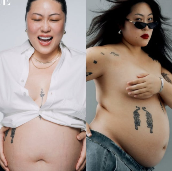 “몸무게 106kg, 만삭인데…” 백진경이 공개한 파격적인 임산부 화보