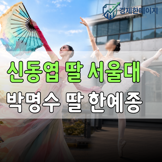 신동엽 딸은 서울대, 박명수 딸은 한예종…알고 보니 어릴 때부터 ‘무용 엘리트’