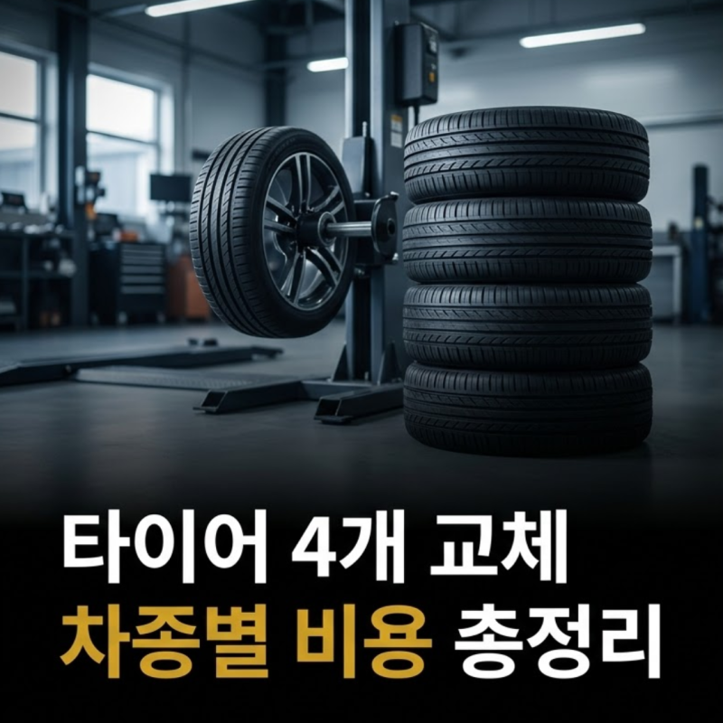 "이거 바가지 아니야?" 타이어 4개 갈면 얼마 나올까?