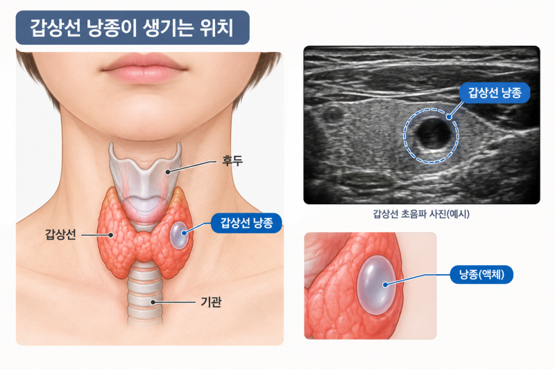 건강검진에서 발견된 갑상선 낭종 0.3cm? 걱정해야 할까