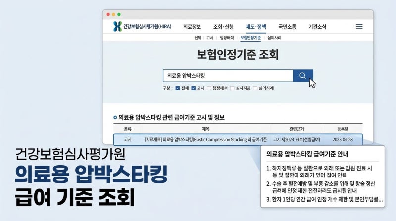 [건강·피로회복] 오래 서 있으면 종아리가 저리고 퉁퉁? 하지정맥류 초기 신호와 의료용 압....