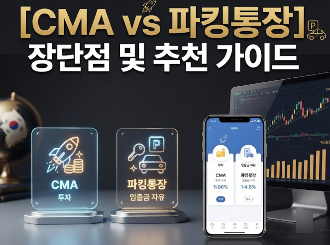 [파킹통장 금리 비교] 비상금은 어디에? CMA vs 파킹통장 장단점 및 추천