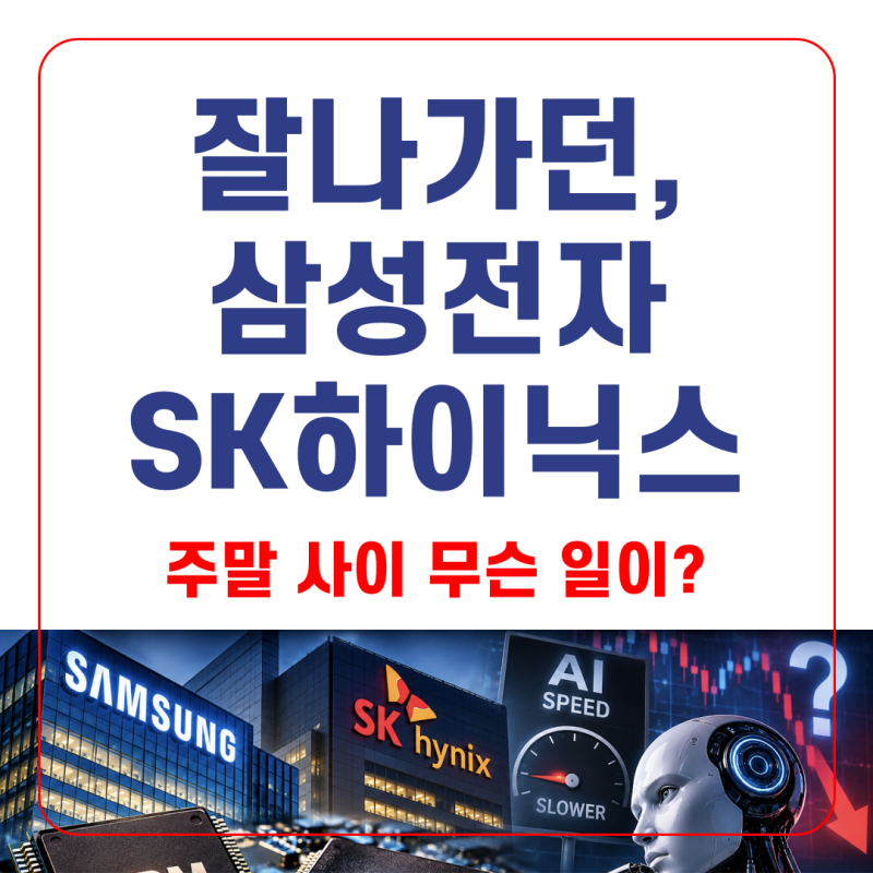 잘나가던 삼성전자·SK하이닉스, 주말 사이 AI 반도체 시장에 무슨 일이?