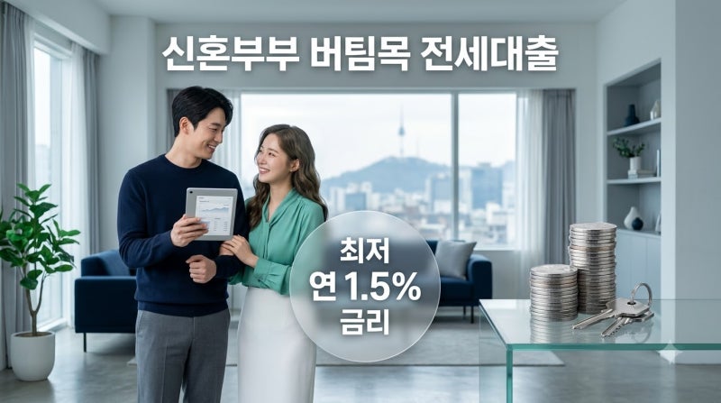 수도권 최대 3억 원 최저 1.5% 금리, 신혼부부 전용 버팀목 전세자금대출 자격과 대출 한도 팁