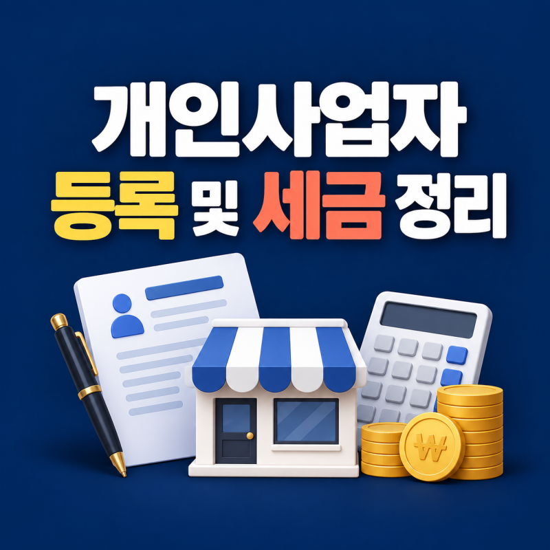 개인사업자 시작 전 꼭 알아야 할 등록 방법과 세금 정리