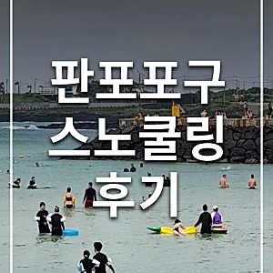 제주 판포포구 스노클링 후기ㅣ가격, 샤워실, 수심 솔직후기