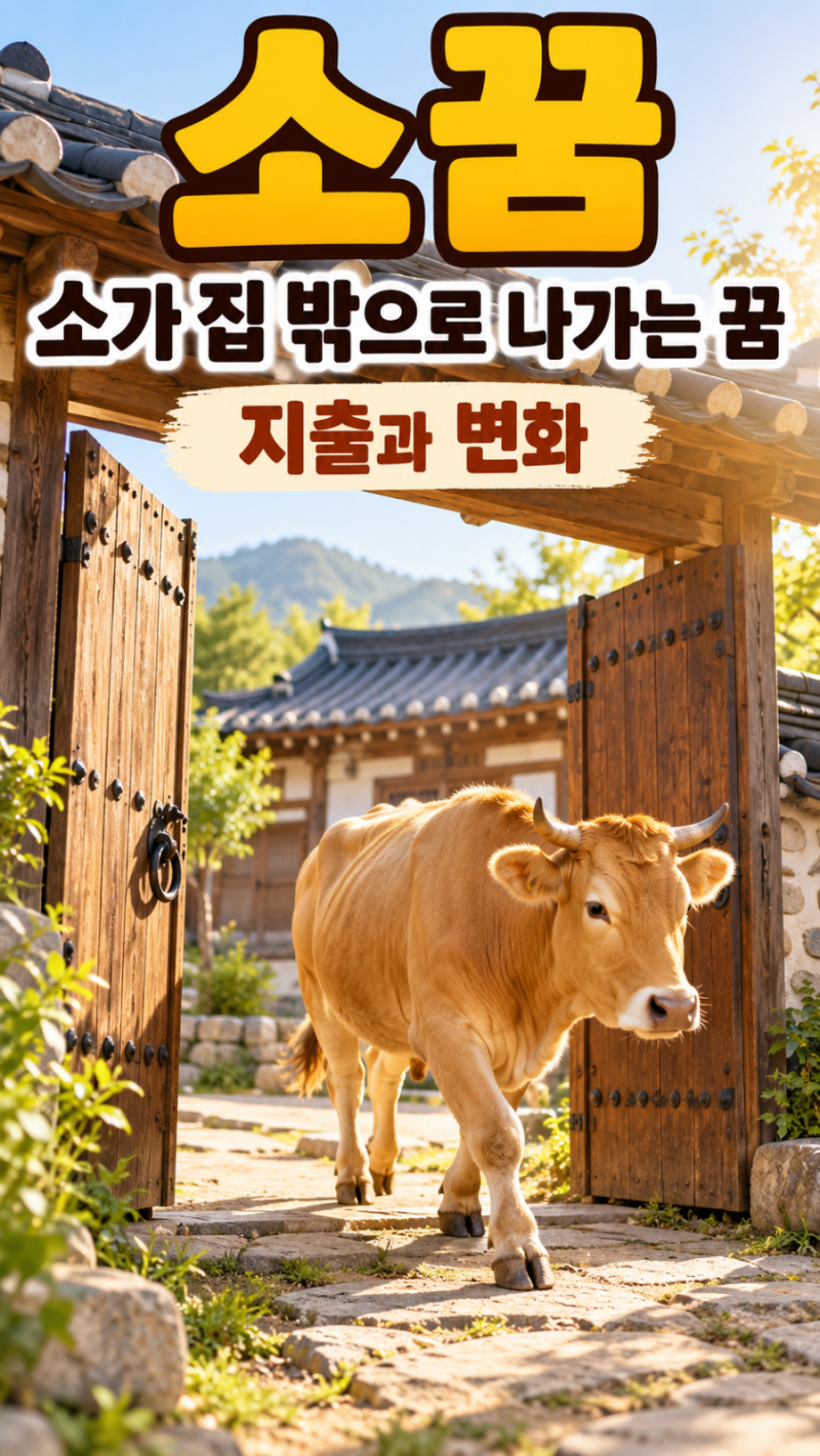 소꿈 해몽 241편~260편 황소·송아지·소 떼가 나오는 꿈의 깊은 뜻