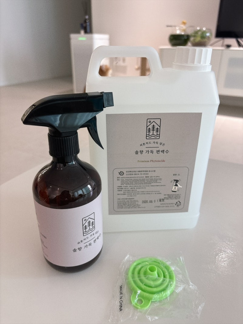 피톤치드 편백수 스프레이 새집증후군 냄새제거 탈취제