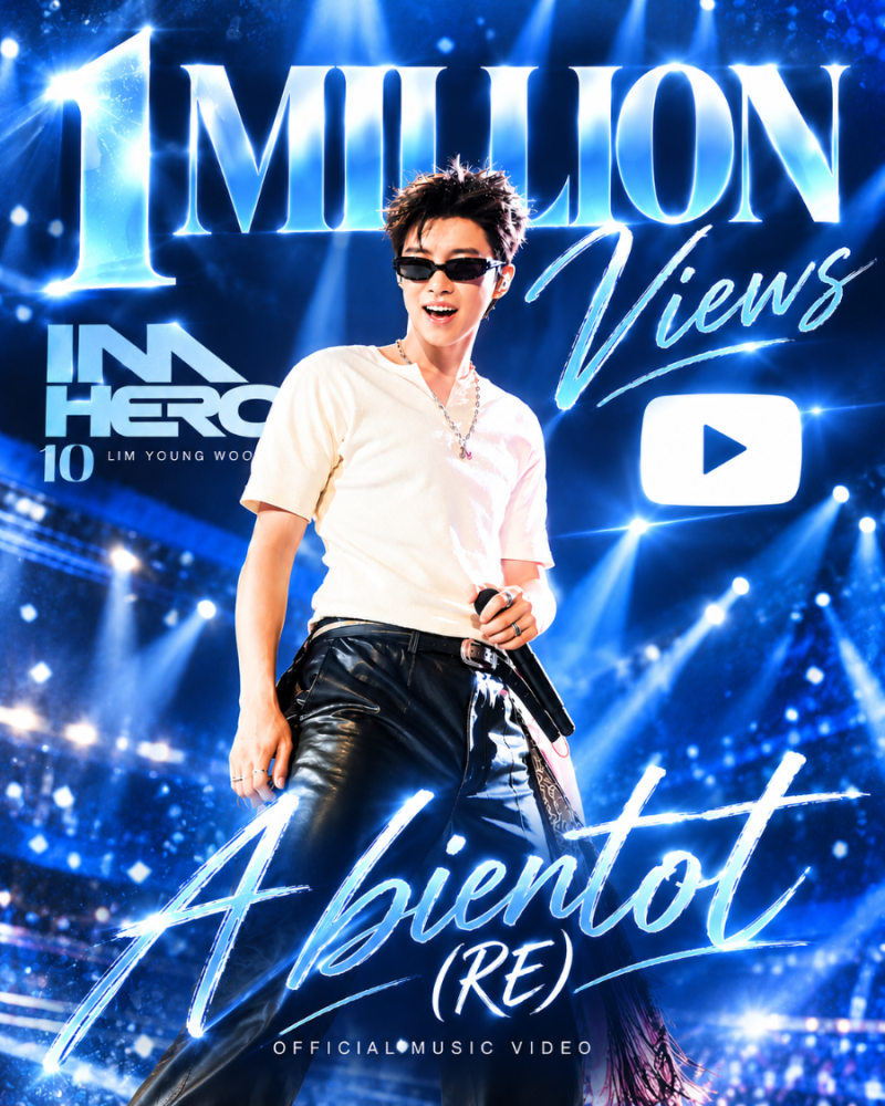 임영웅의 ‘A bientot (RE)’ 음원 영상 100만 뷰 돌파로 스페셜 디지털 앨범 수록곡 모두 100만 뷰....