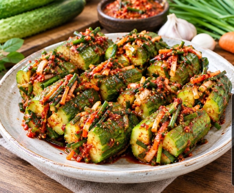 오이소박이 맛있게 만드는법 아삭아삭 양념 듬뿍! 밥도둑 오이소박이 황금레시피