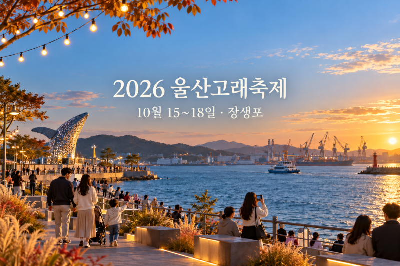 2026 울산고래축제 10월 15~18일 장생포에서 무료 입장·프로그램·교통 확인