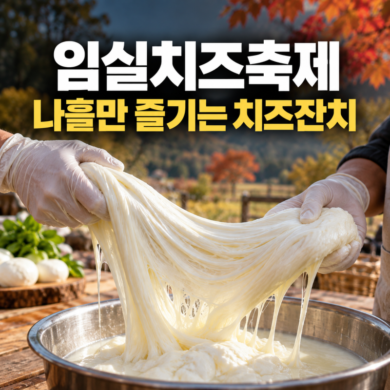 치즈 좋아하면 놓치기 아까운 나흘! 임실치즈축제 10월 8~11일 즐기는 법