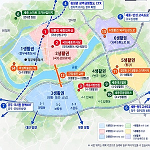 [세종시 주요 개발사업 14개 정리] 대통령 세종집무실 국회세종의사당 CTX부터 3생활권 영향까....