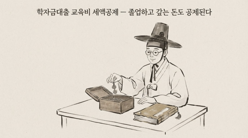 학자금대출 교육비 세액공제 — 졸업하고 갚는 돈도 공제된다