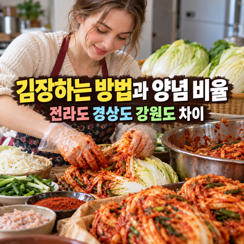 김장하는 법 처음이라면 배추 절이기부터 절임배추 10kg 김장양념 비율까지 전라도 경상도 강....