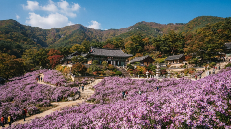 문경 봉천사 개미취 축제 지금 개화는? 9월 말 입장료·주차 정리