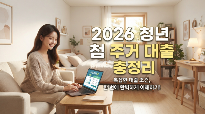 2026년 최신 청년 전월세 대출 한도, 자격조건, 무보증금 대출 총정리