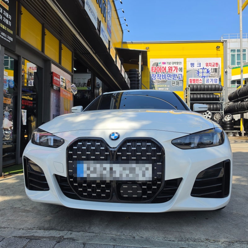 수원 BMW 4시리즈 타이어 교체/ 올웨더 타이어/ 미쉐린타이어 / 크로스클라이밋 3(CC3) / 245 40 19 ....