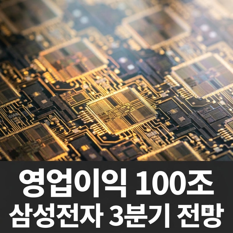 삼성전자 3분기 영업이익 100조 돌파 가능성과 반도체 전망