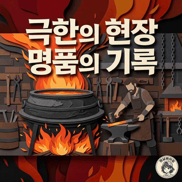 "50년 경력도 긴장" 극한직업 무쇠 가마솥, 비밀은?