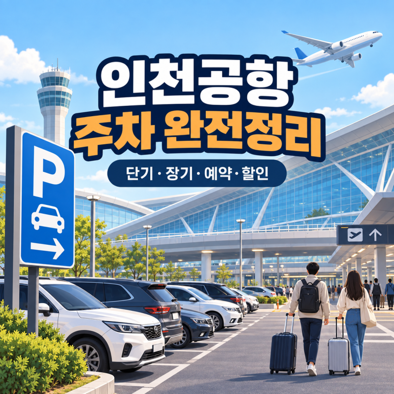 인천공항 주차요금·예약·할인 총정리｜단기·장기 어디에 세울까?