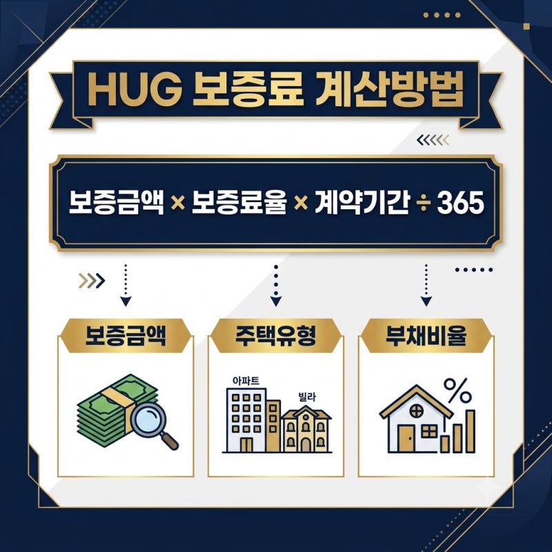 HUG 전세보증보험료 얼마일까? - 전세 3억이면 실제 보증료는?
