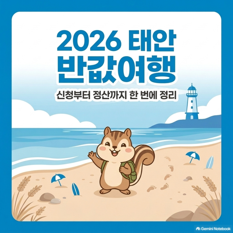 Taean Half-Price Travel: Application Method and Refund Conditions, 2026 Schedule, Usage, and Settlement