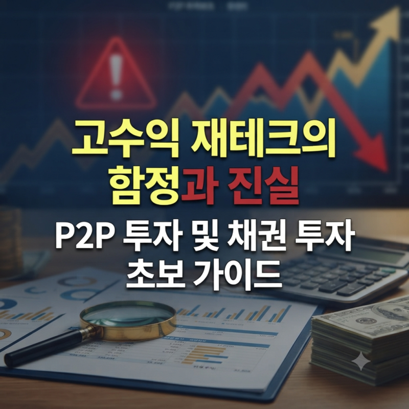 고수익 재테크의 함정과 진실! P2P 투자 및 채권 투자 초보 가이드