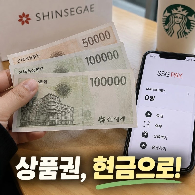 신세계 상품권 ssg페이 현금