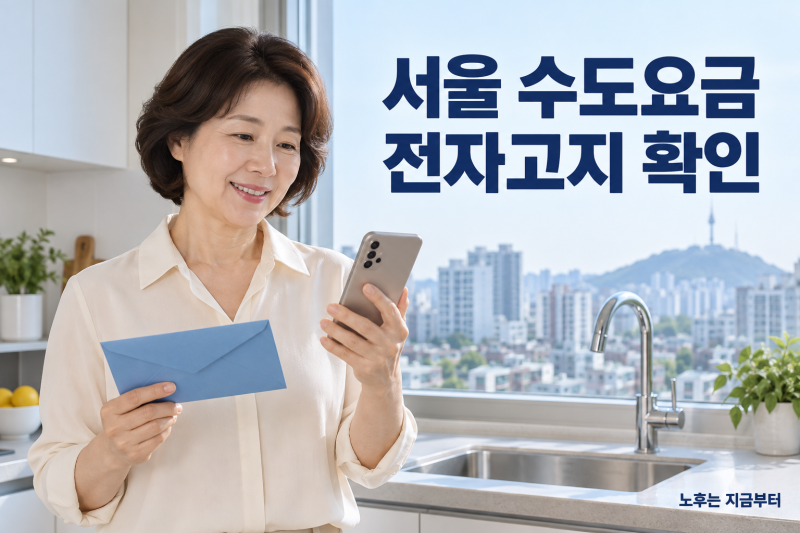 서울 수도요금 전자고지 신청, 우리 집도 적용되는지 확인하세요