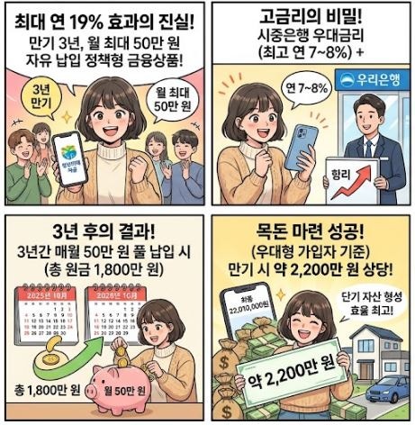 연 19%효과? 10월 청년미래적금 2차 신청 일정 및 갈아타기
