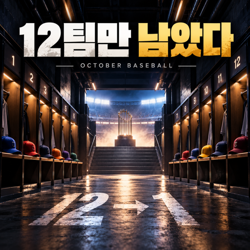MLB 포스트시즌 12팀 확정｜양키스-보스턴부터 다저스 3연패까지, 올해 가을야구가 재미있는 7....