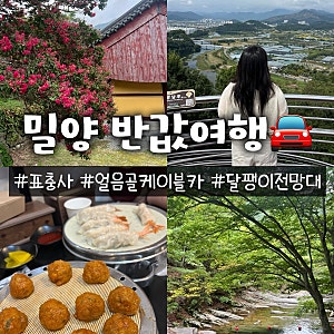 [밀양 가볼만한 곳/밀양 반값여행] 1박2일 코스 여행 관광지 식당 가성비 숙소 추천 솔직 후기....