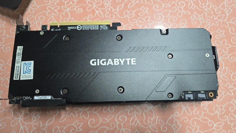 기가바이트 그래픽카드 RTX 2080 소음 커졌을 때, HY510 서멀 구리스 재도포로 온도 잡아본 후기
