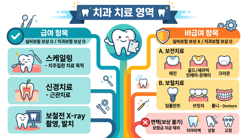 [객관적 보험 가이드 3편] 치과보험: 실비와의 차이점부터 꼭 필요한 사람, 그리고 약관의 함....