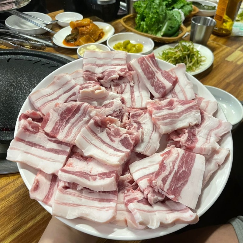 [금호동/삼겹살] 우촌숯불갈비