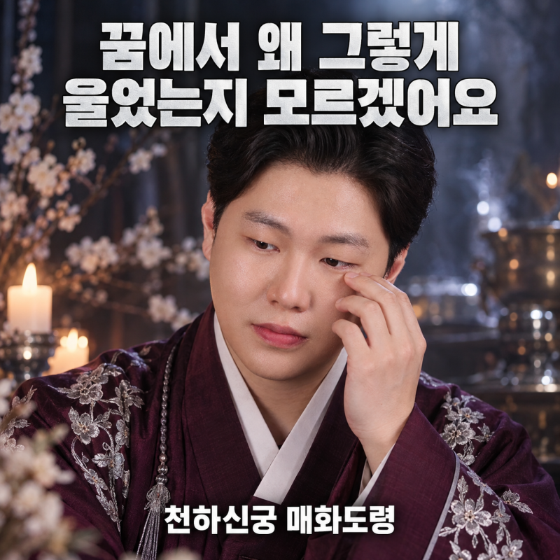 꿈에서 왜 그렇게 울었는지 모르겠어요 — 천하신궁 매화도령의 눈물 흘리는 꿈 해몽 이야기