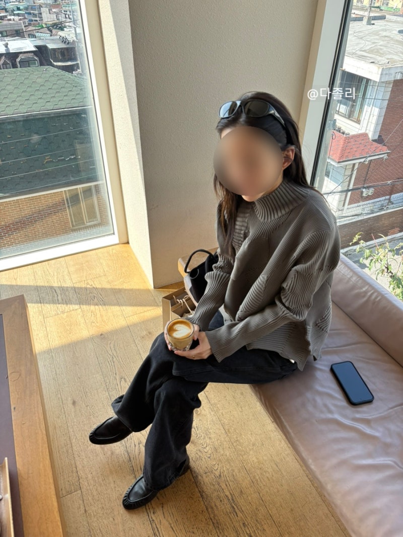 이세이미야케 코네코네 반목 그레이 후기｜플플 가을 데일리룩